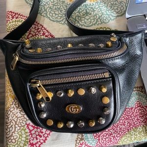 New Gucci studded belt bag